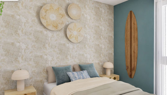 Perspective 3D appartement Aigue Marine